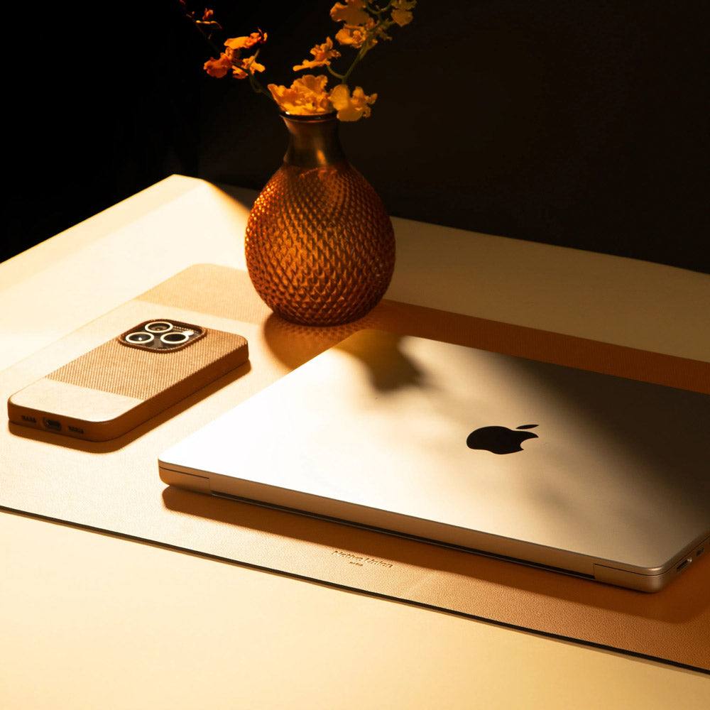 Reversible Desk Mat - Black & Kraft