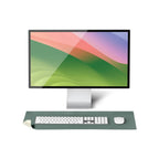Reversible Desk Mat - Slate Green & Sandstone