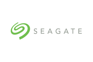Seagate logo on a white background