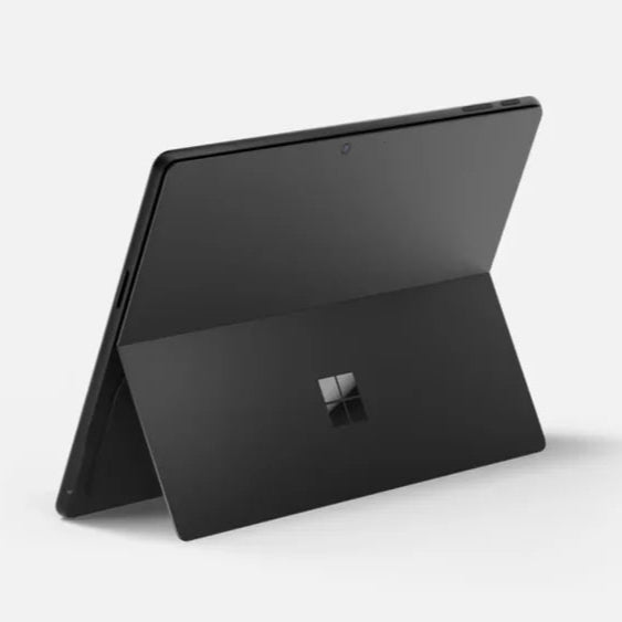 Black tablet with Windows logo on a white background