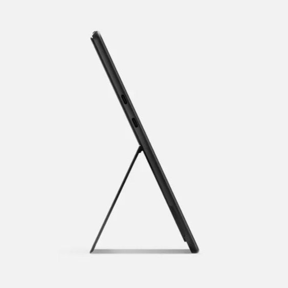 Black stand on a white background