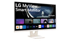 LG MyView 27SR50F-W 27" 60Hz 1080p FHD IPS Panel HDR10 Smart Monitor with Dual Stereo Speakers - White