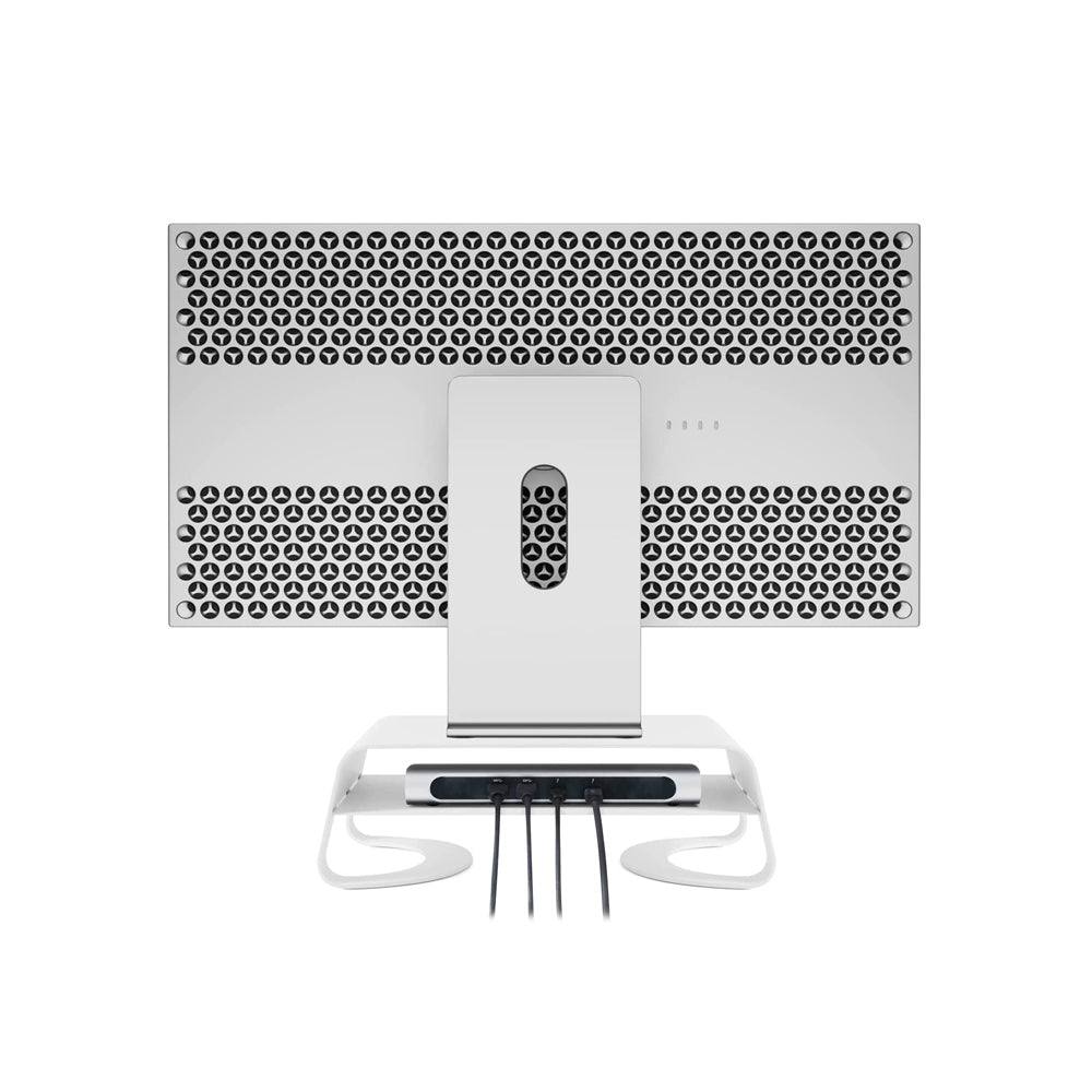 Curve Riser for iMac and Displays - White