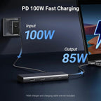 UGREEN Triple Monitor USB-C Hub 8-Port Docking Station Multi Display Adapter Type-C Dock Laptop MacBook Pro Air Surface (35625)