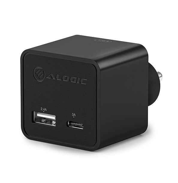 2 Port USB-C & USB-A Mini Wall Charger Ð 3A + 2.4A Ð 17W -  suntronix-store.myshopify.com