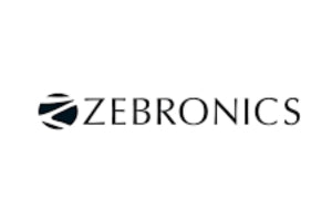 Zebronics logo on a white background